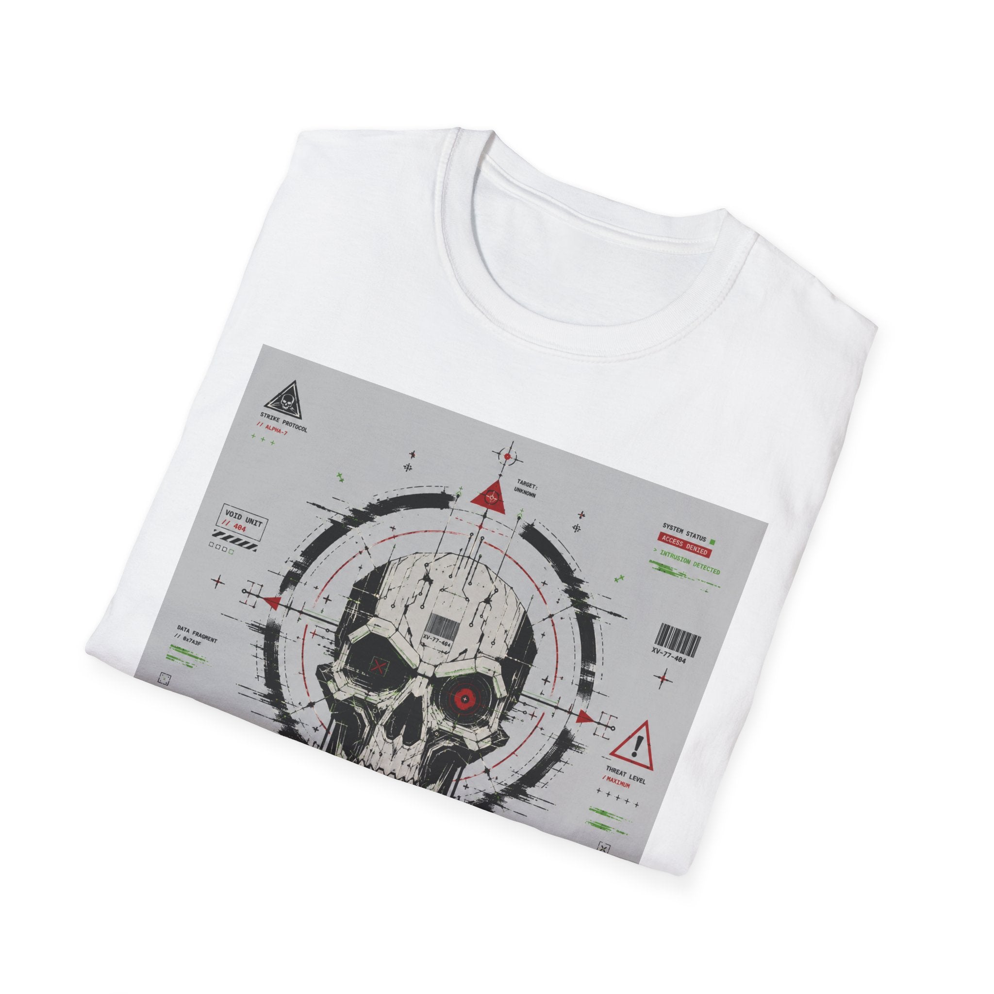 Mechanical skull with targeting interface T-Shirt