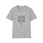 Futuristic ritual circuit interface design T-Shirt