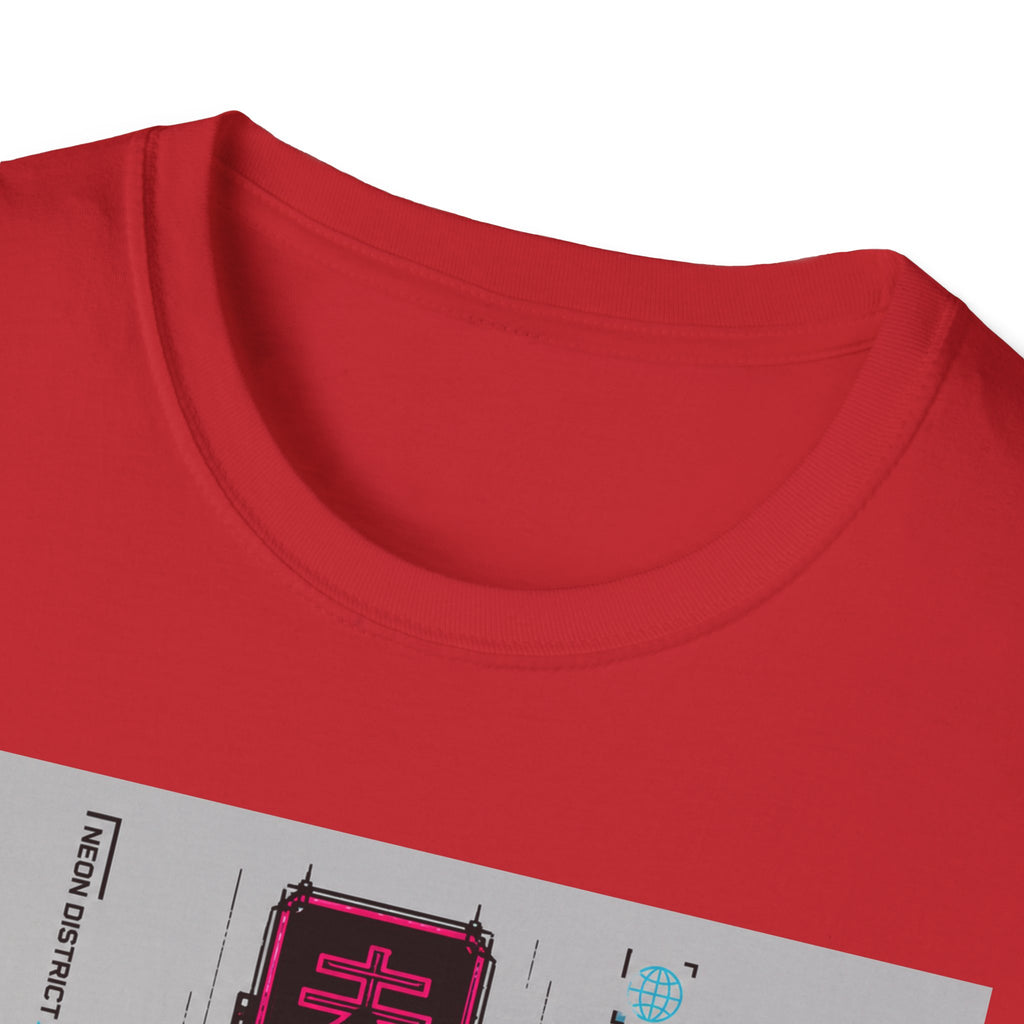 Cyber-samurai in neon district 09 T-Shirt