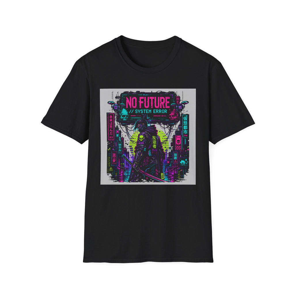Neon warrior in a fragmented future T-Shirt