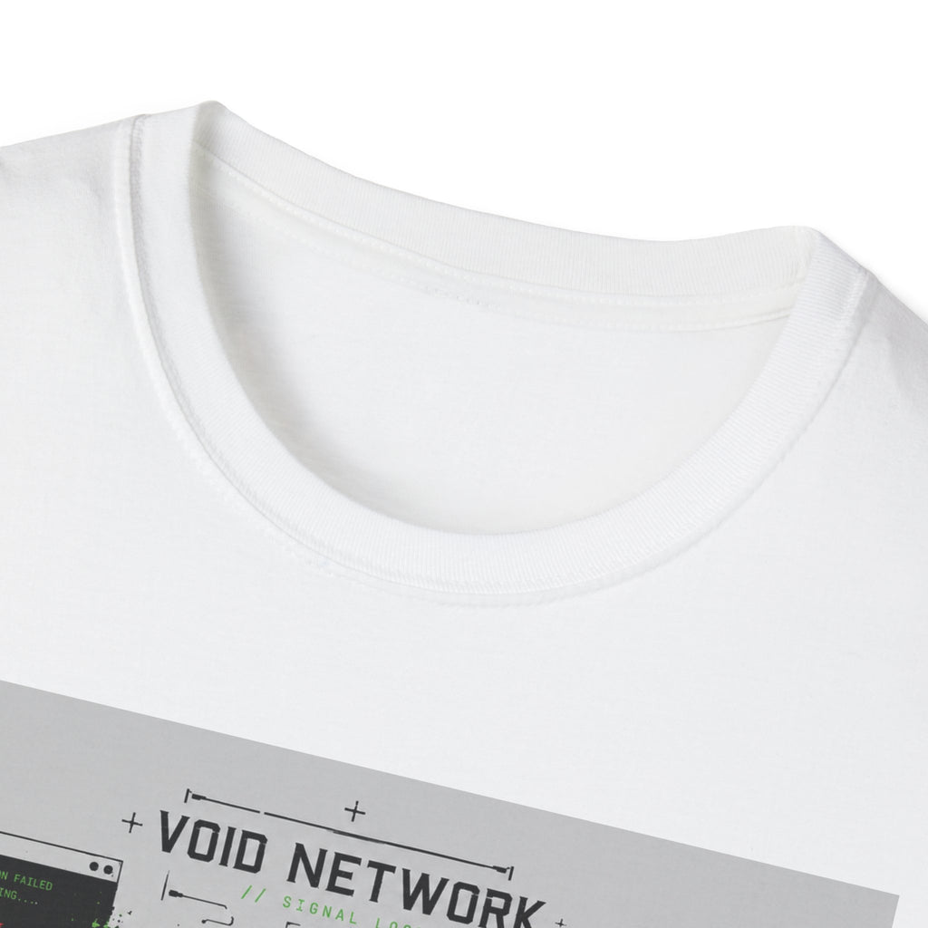Glitched skull in the void network T-Shirt