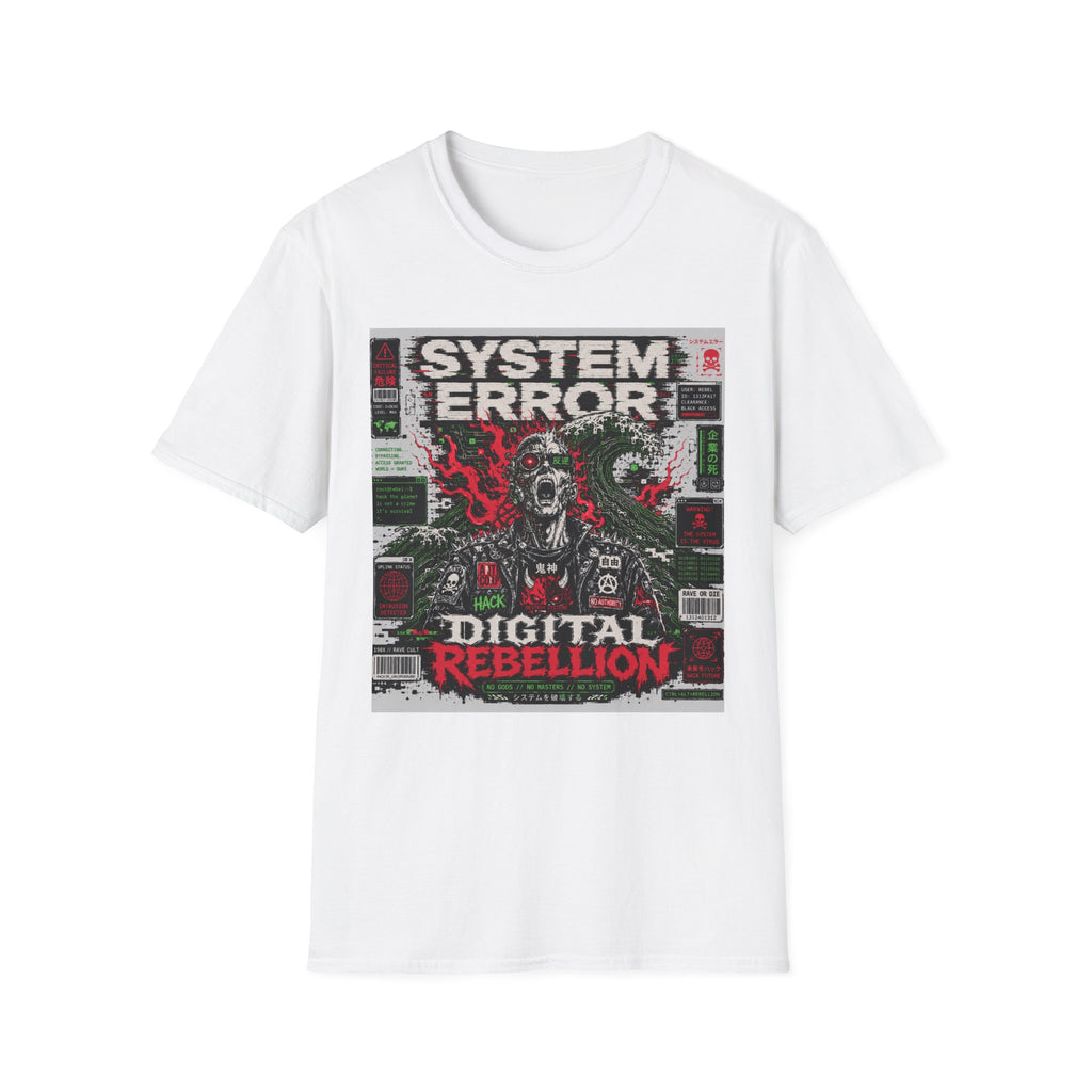 Digital rebellion in a glitch world T-Shirt