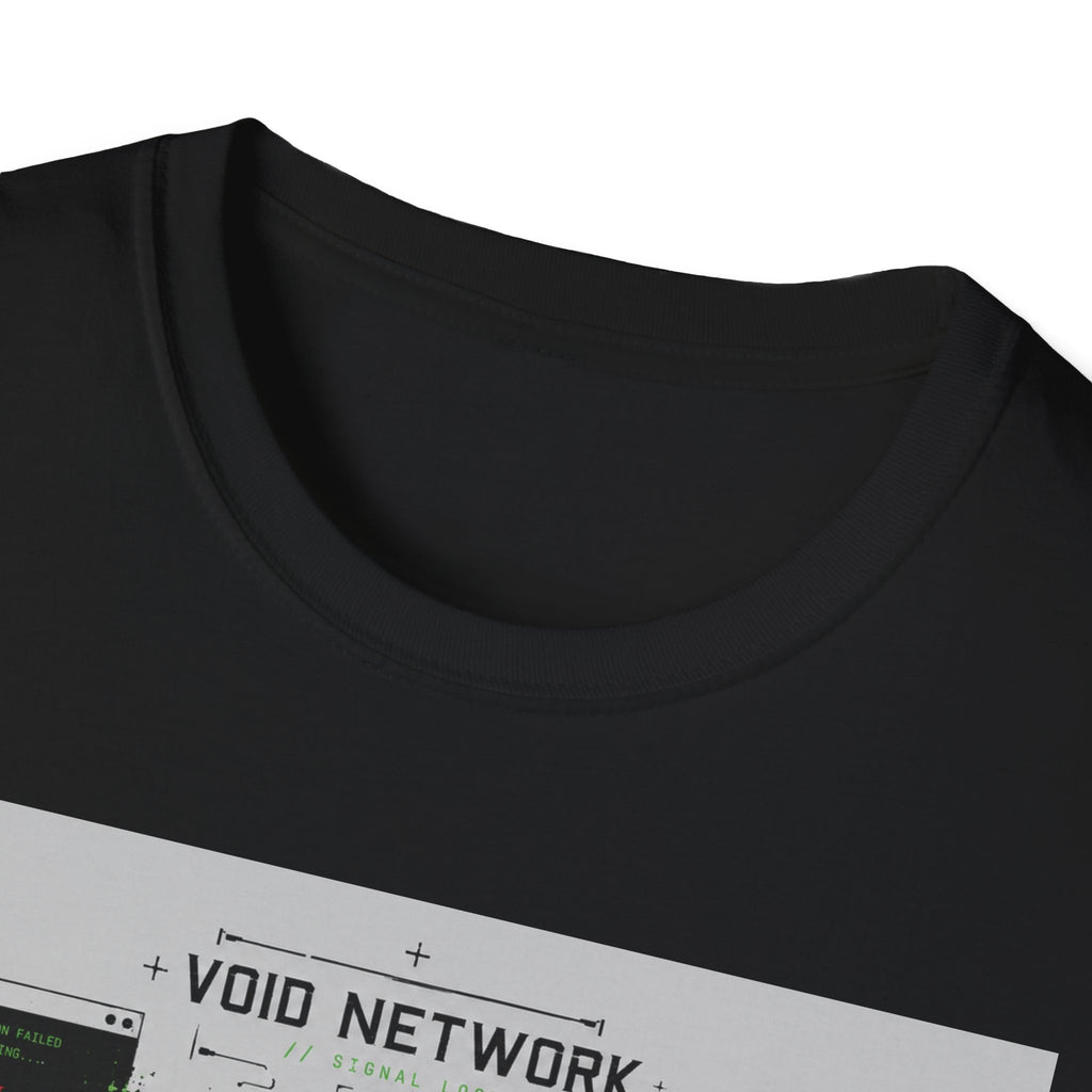 Glitched skull in the void network T-Shirt