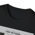Glitched skull in the void network T-Shirt