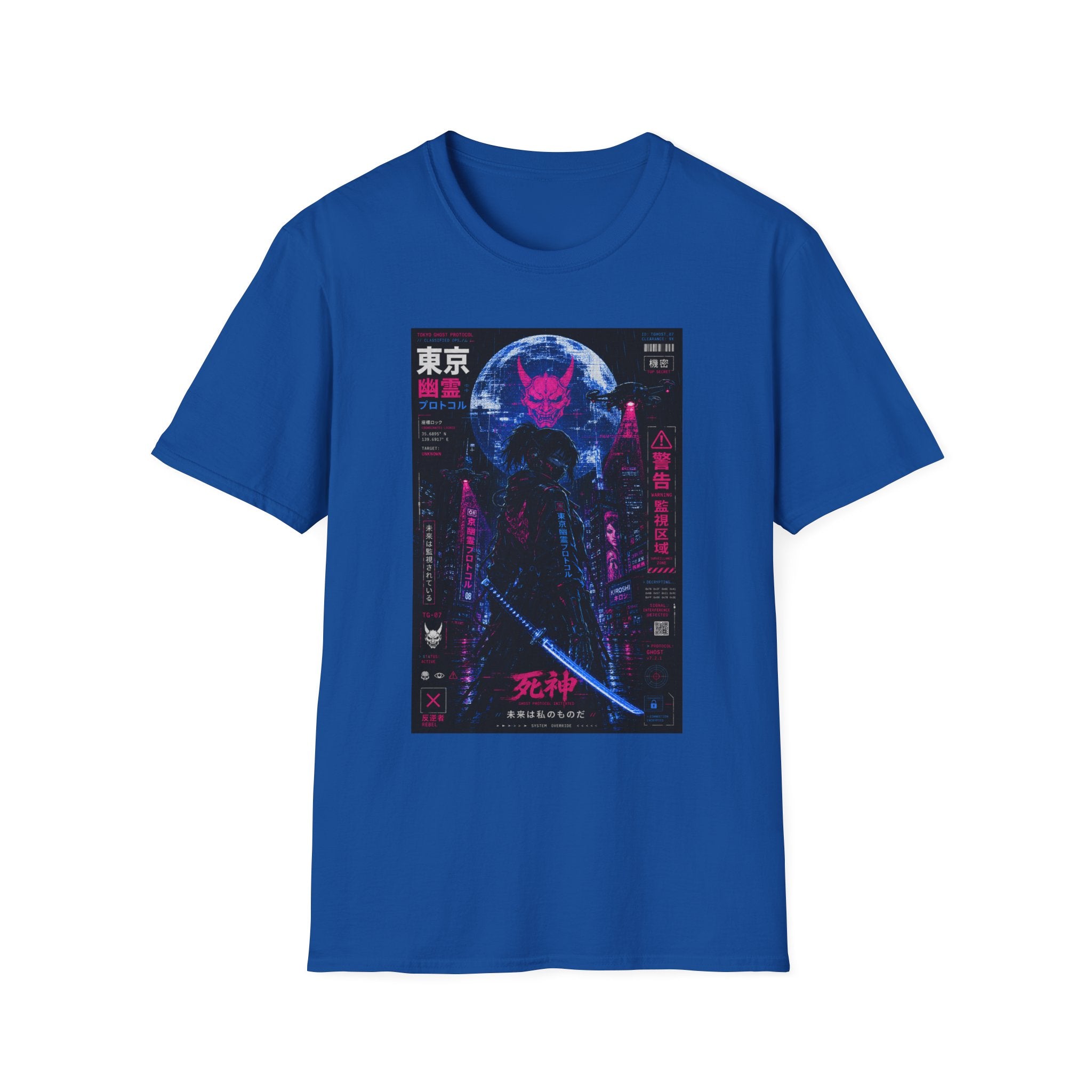 Tokyo ghost protocol: cyberpunk assassin T-Shirt