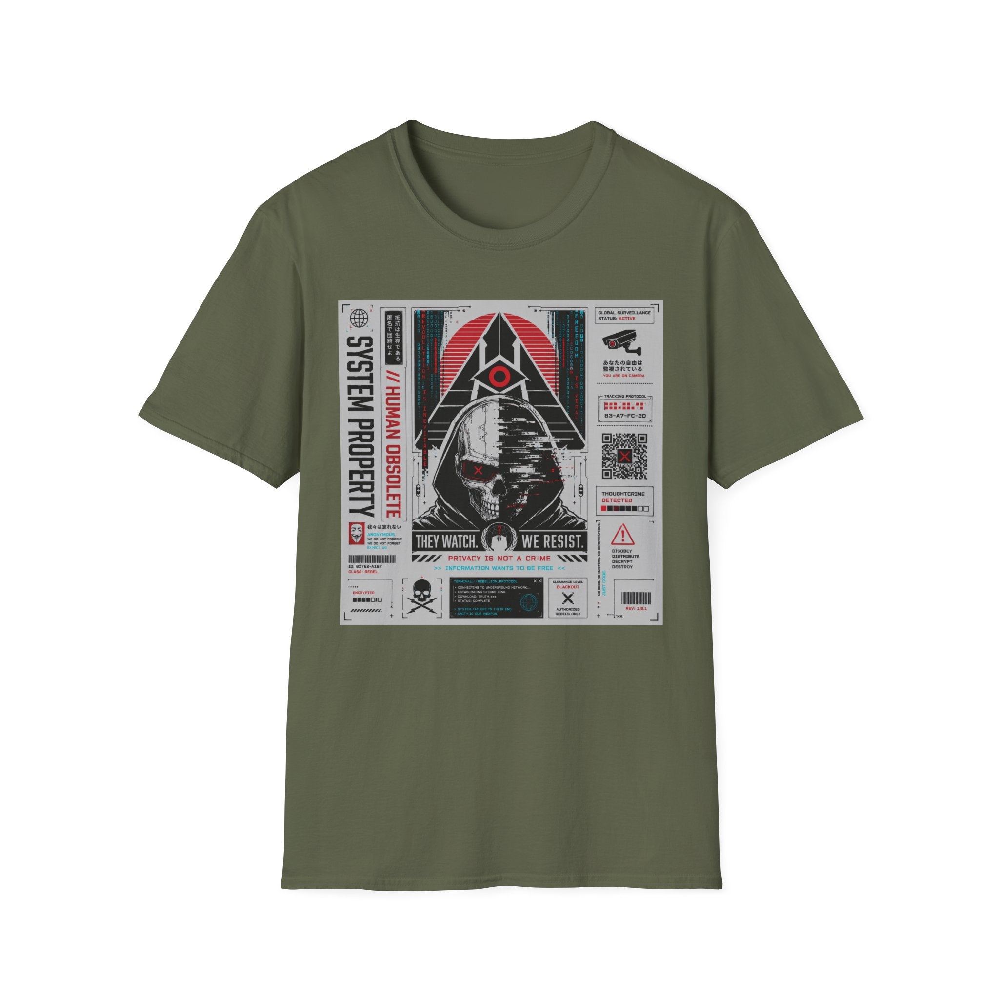 Resist the surveillance system T-Shirt