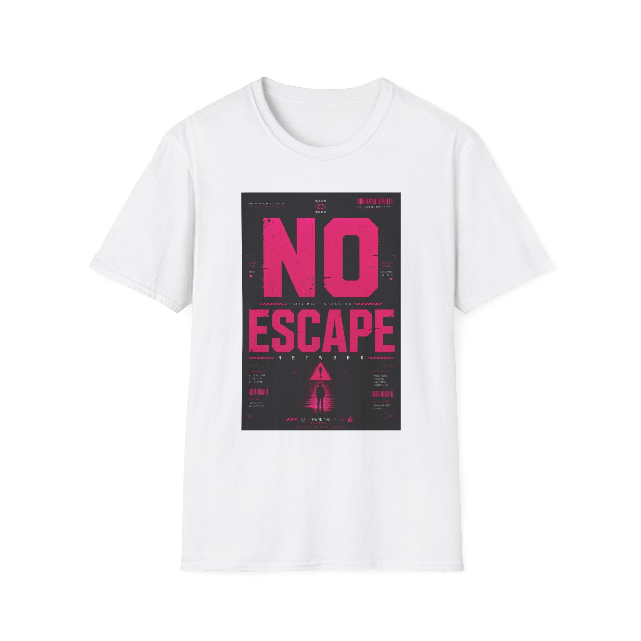 No escape: surveillance network active T-Shirt