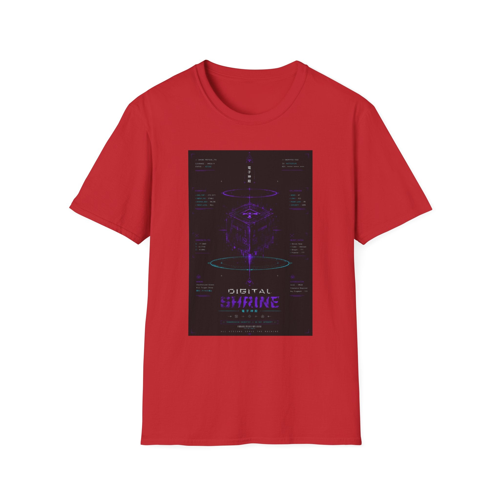 Digital shrine protocol interface T-Shirt