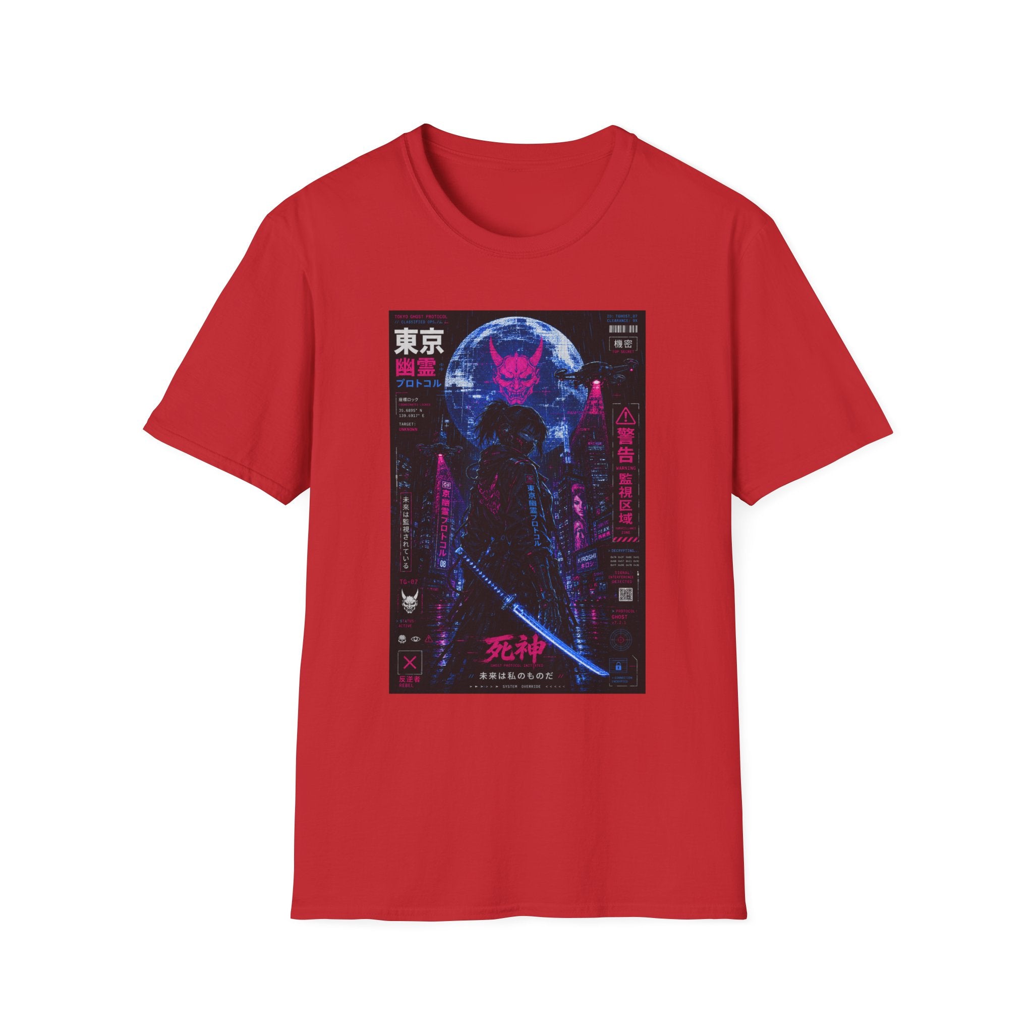 Tokyo ghost protocol: cyberpunk assassin T-Shirt