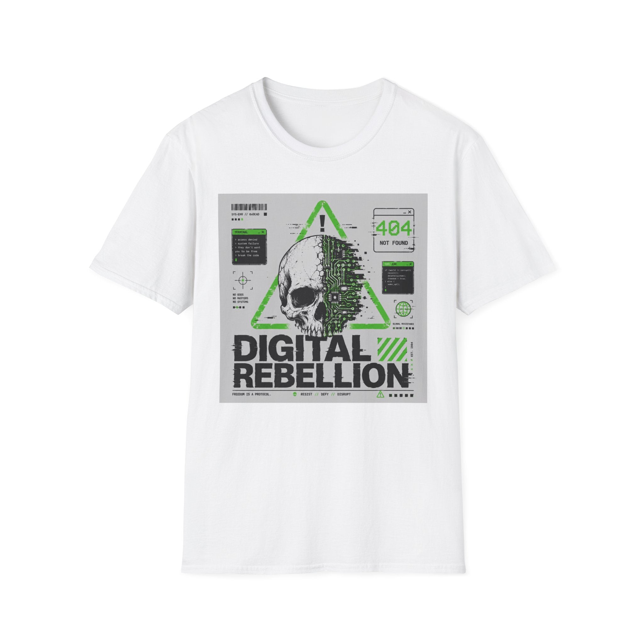 Digital rebellion: break the code T-Shirt