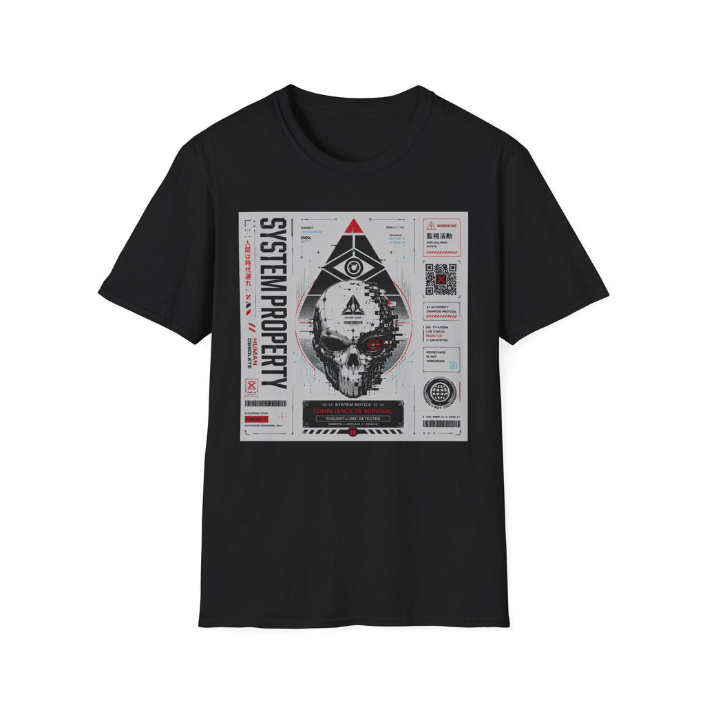 Futuristic surveillance and control design T-Shirt