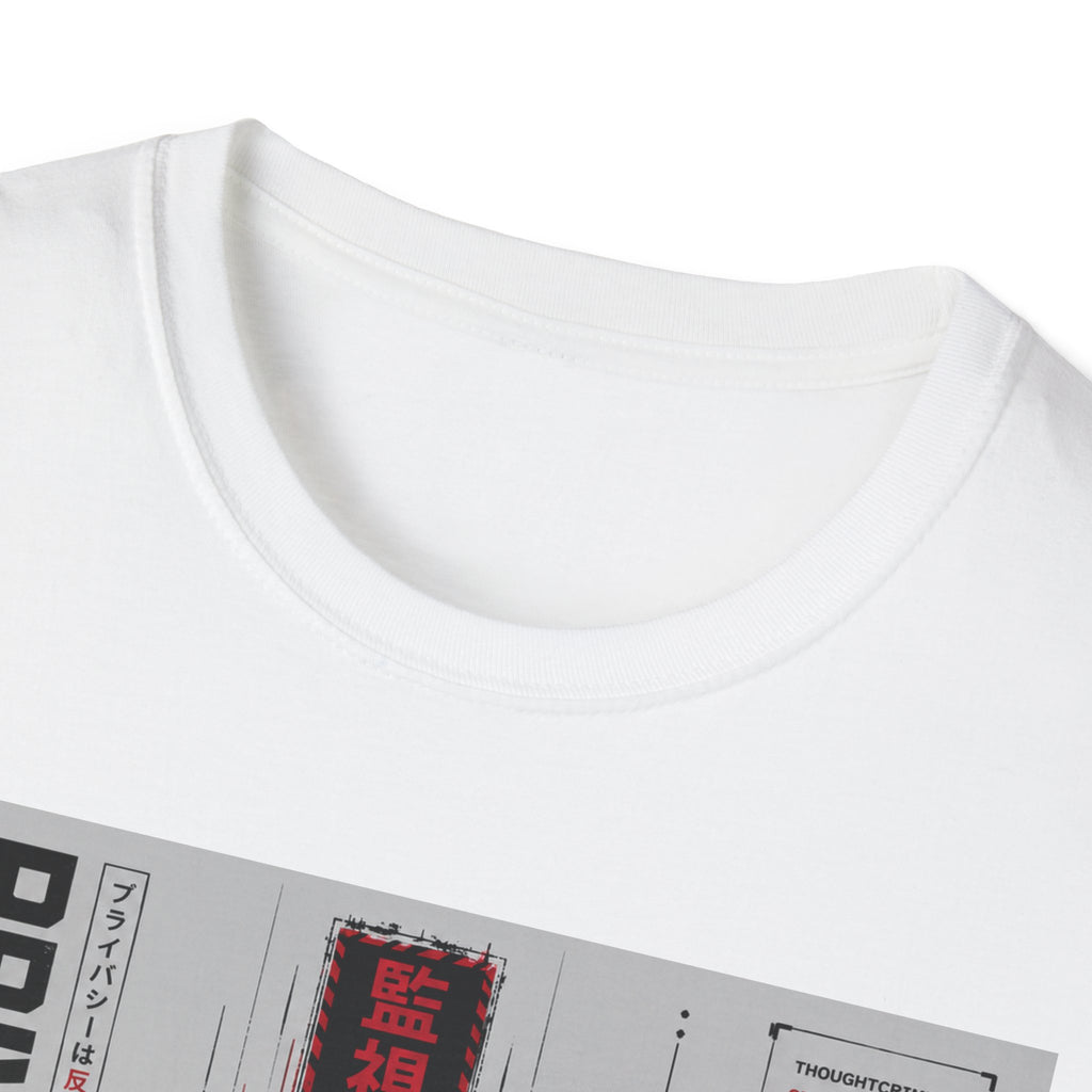 Surveillance society: Anonymous rebellion poster T-Shirt