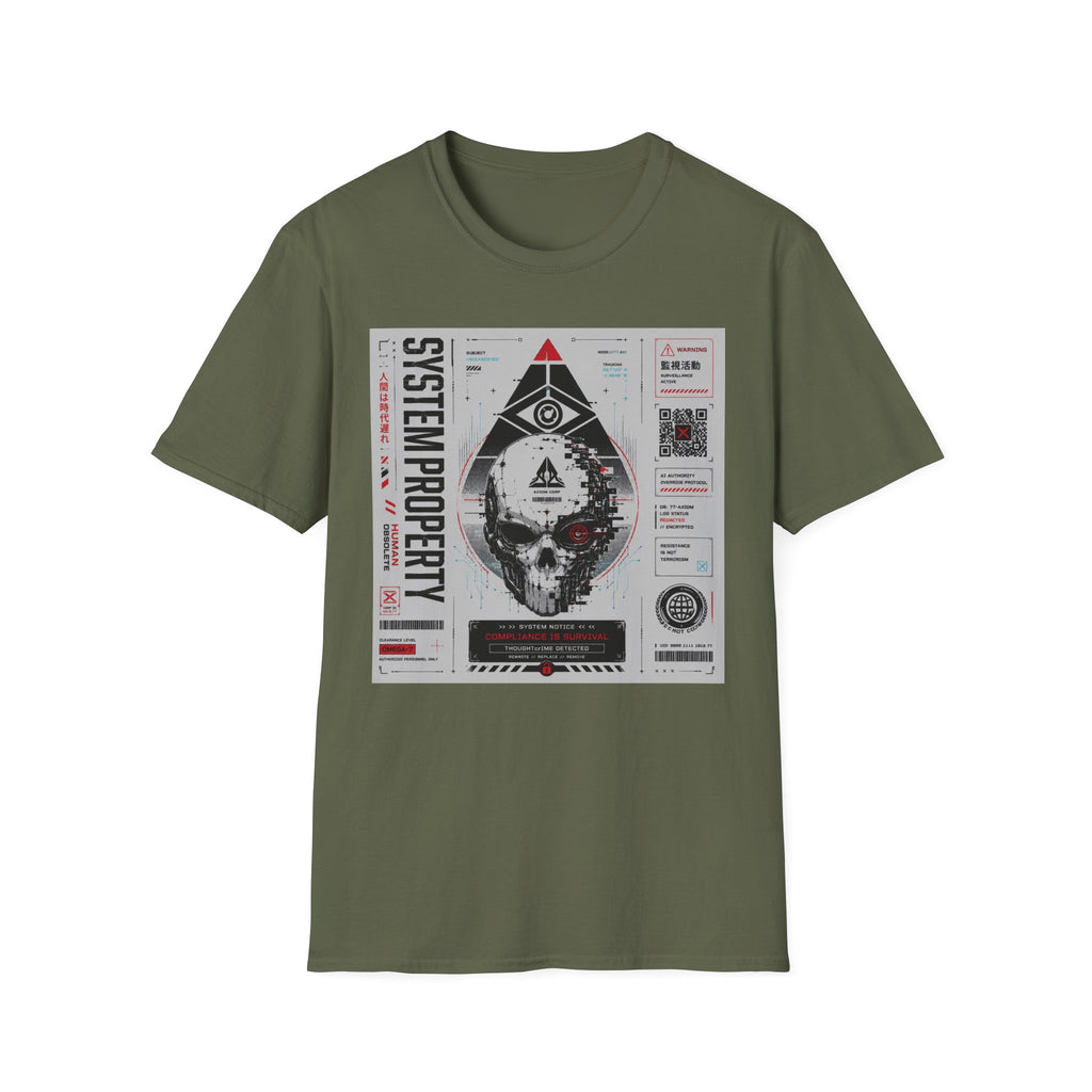 Futuristic surveillance and control design T-Shirt