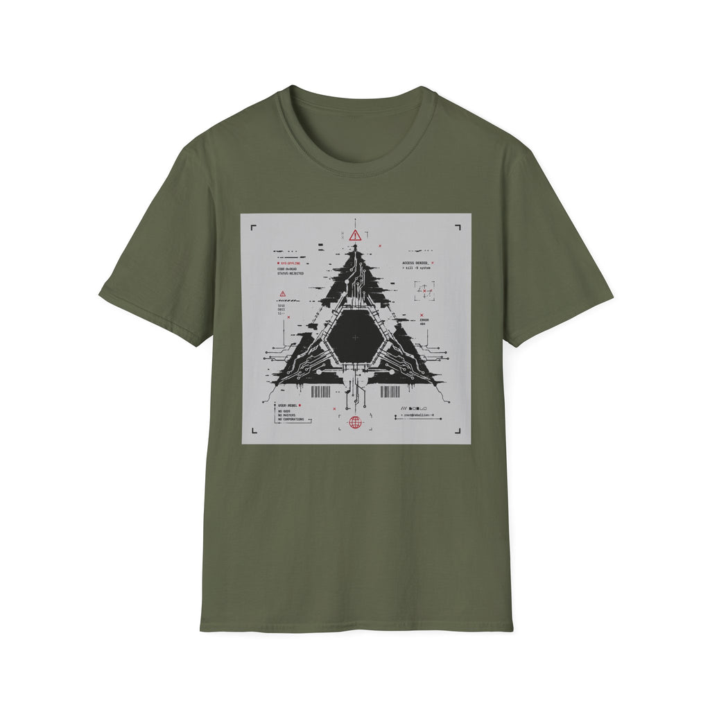 Glitched system interface design T-Shirt