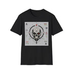 Mechanical skull with targeting interface T-Shirt