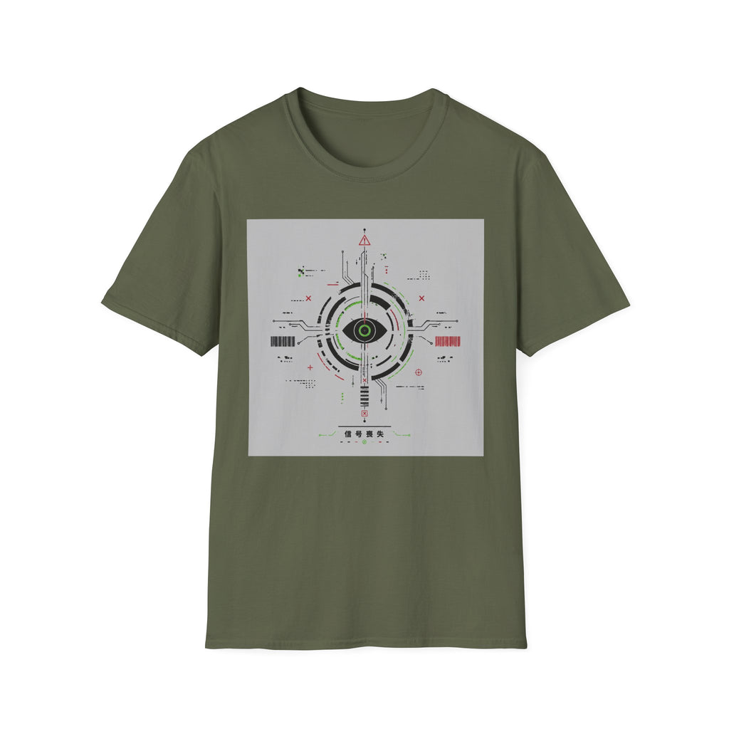 Signal loss digital emblem design T-Shirt