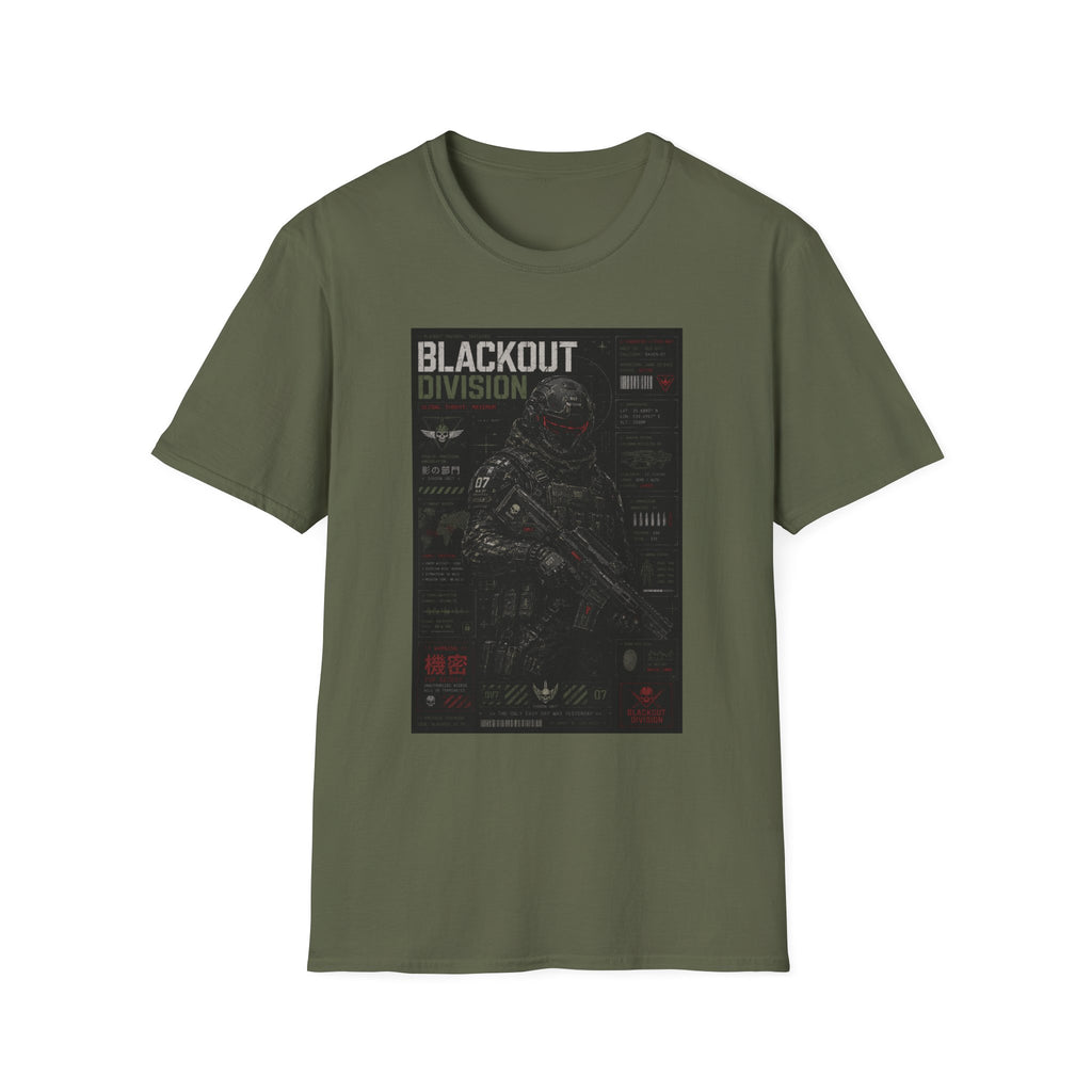 Shadow unit: blackout protocol initiated T-Shirt