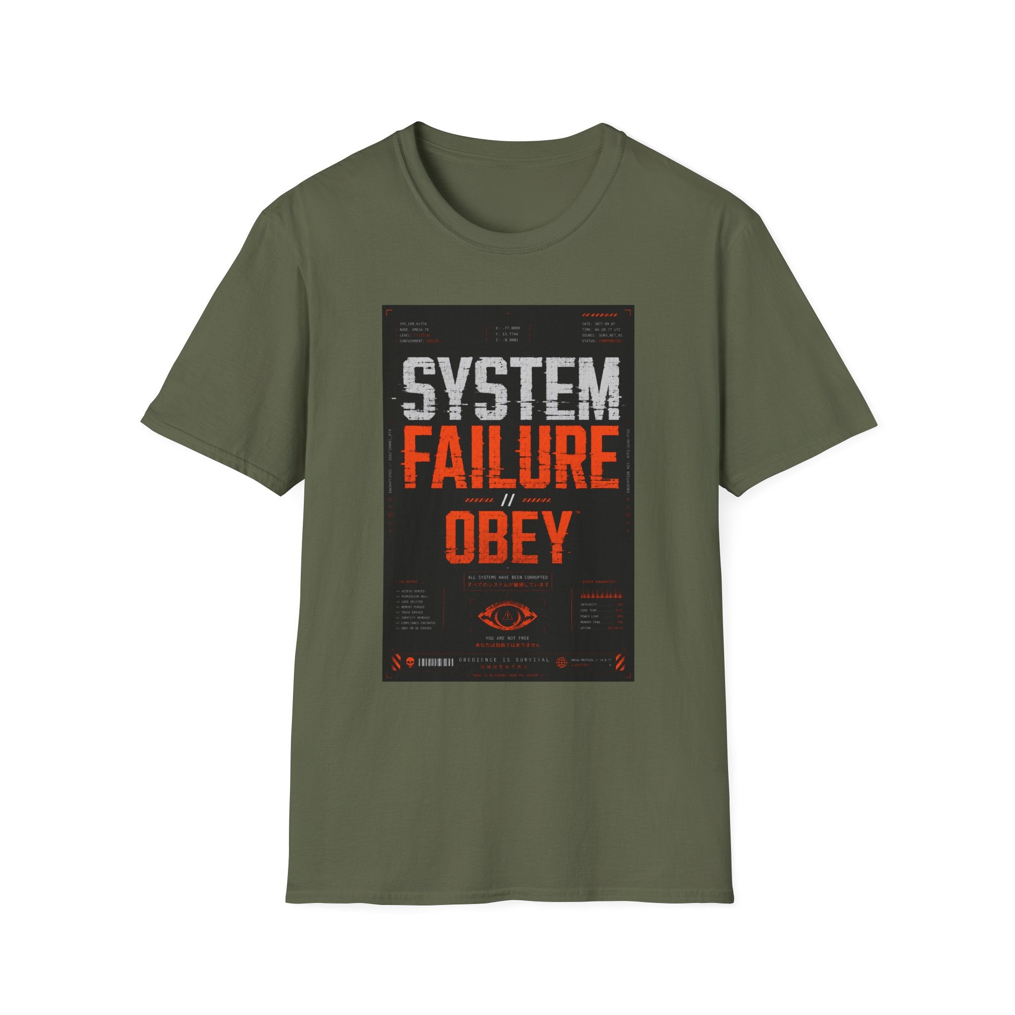 System failure: obedience or obliteration T-Shirt