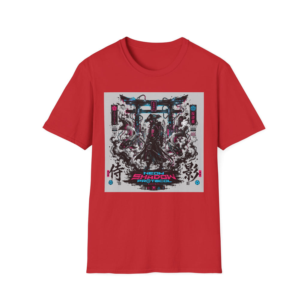 Neon ronin in a digital world T-Shirt