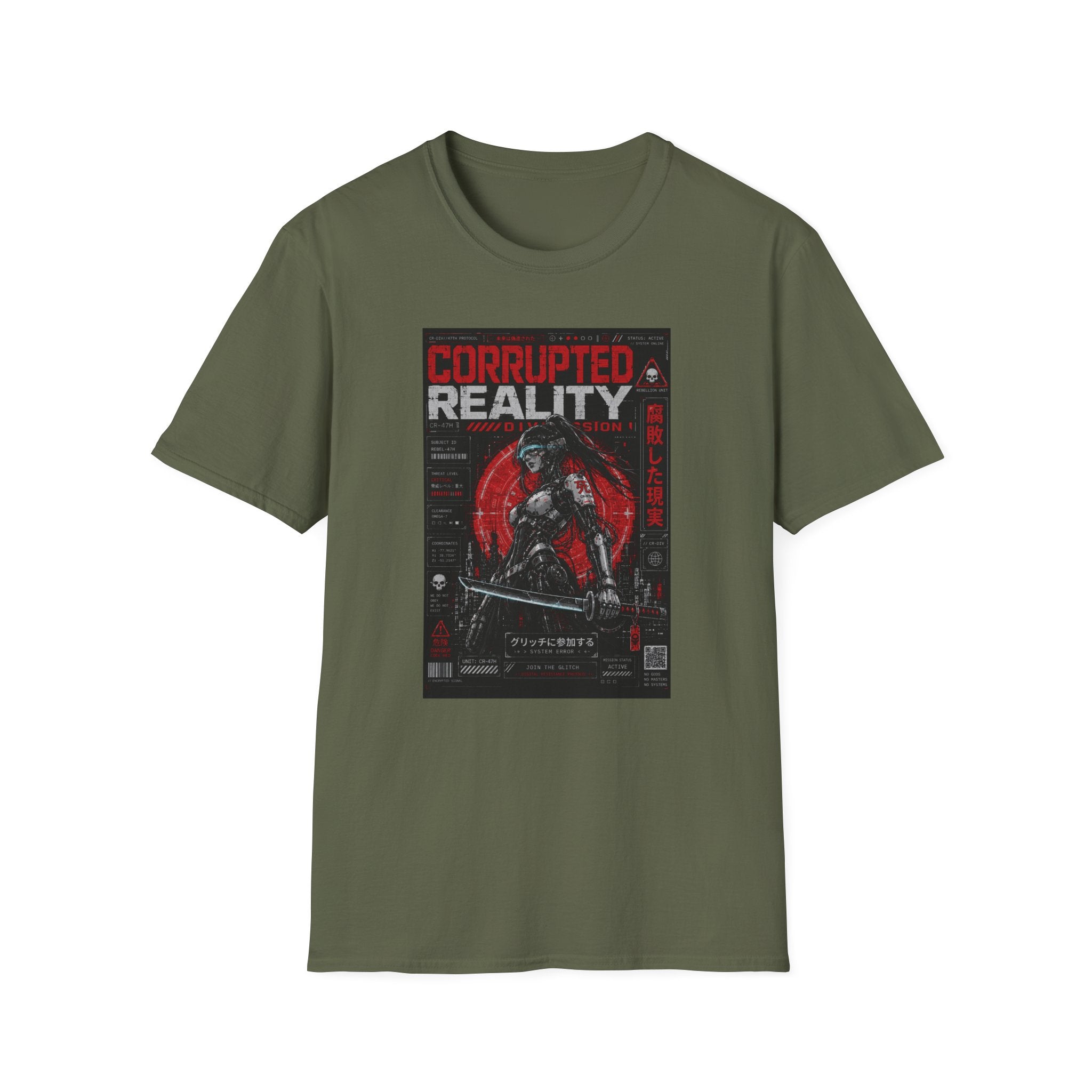 Corrupted reality: rebellion unit dossier T-Shirt