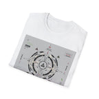 Futuristic ritual circuit interface design T-Shirt