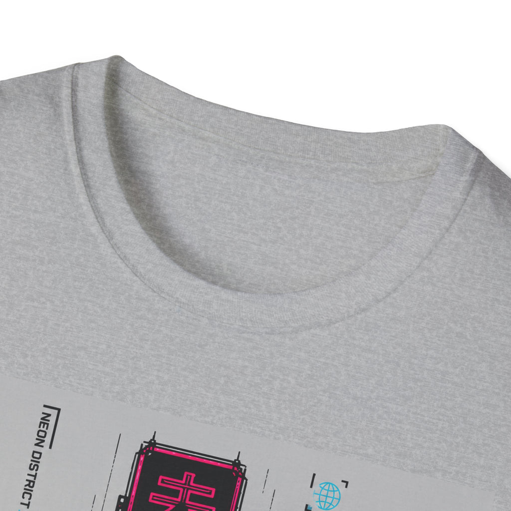 Cyber-samurai in neon district 09 T-Shirt