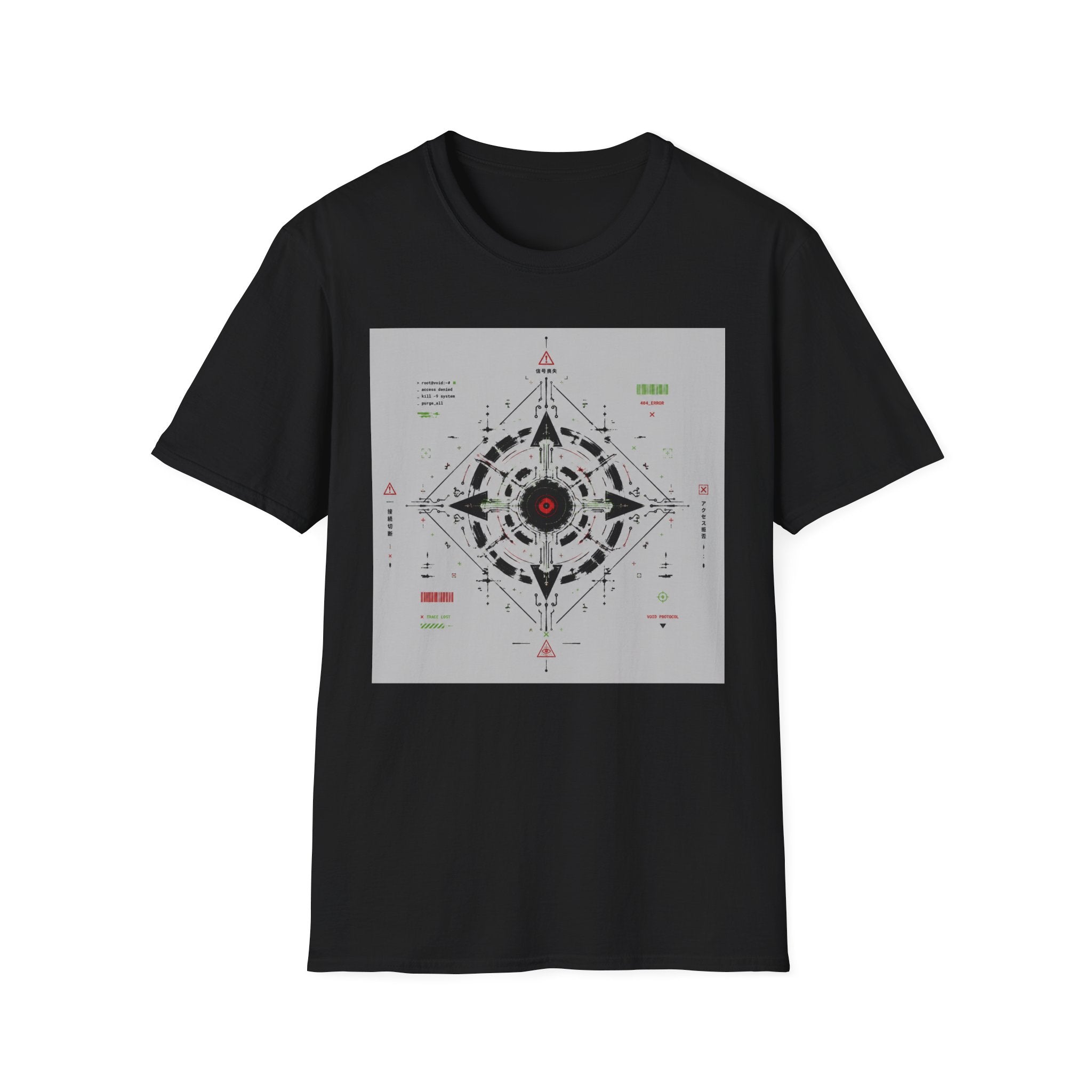Techno sigil with cyberpunk elements T-Shirt