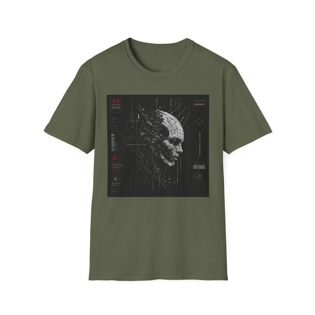Fractured cybernetic schematic design T-Shirt