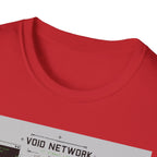 Glitched skull in the void network T-Shirt