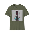 Cyber-samurai in neon district 09 T-Shirt