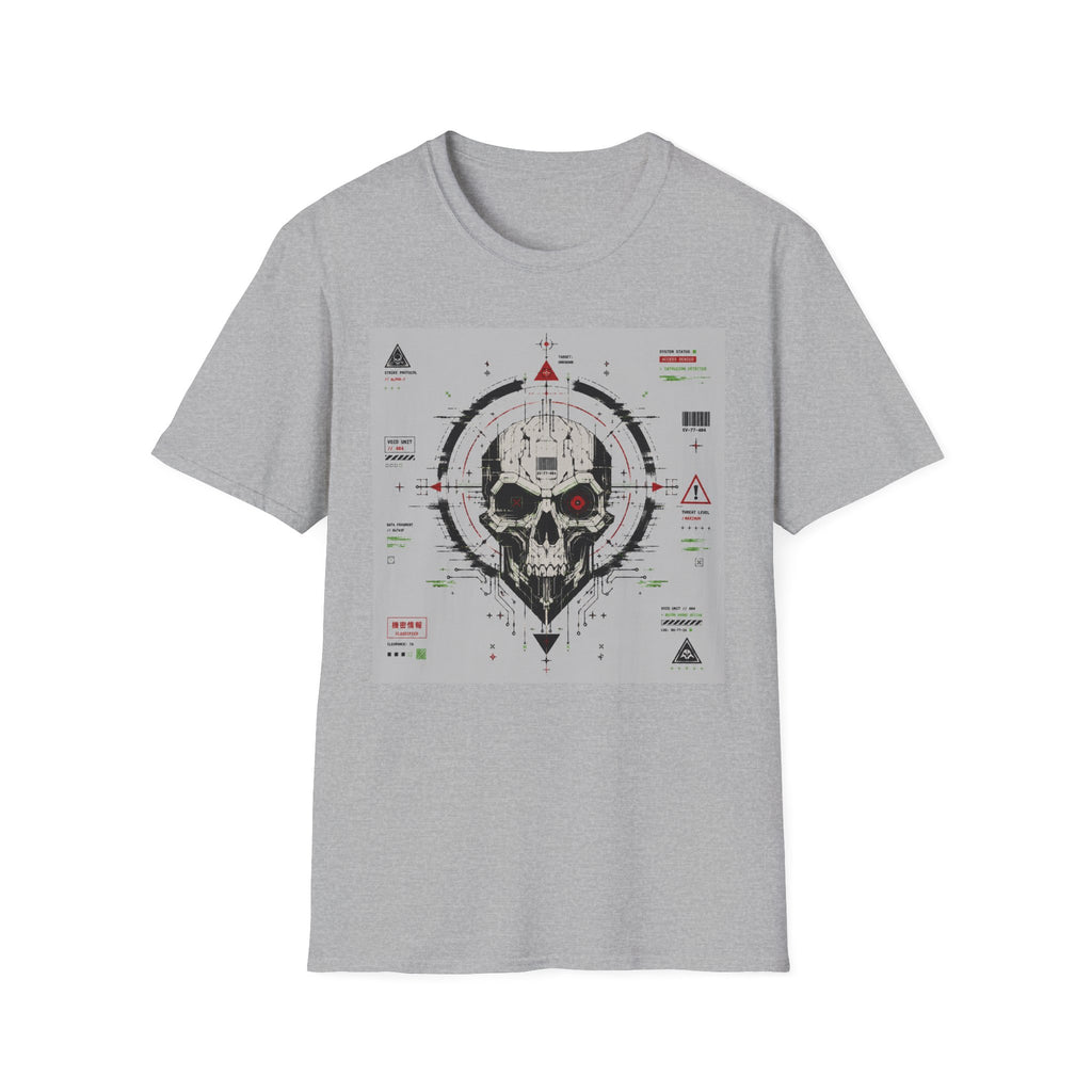 Mechanical skull with targeting interface T-Shirt