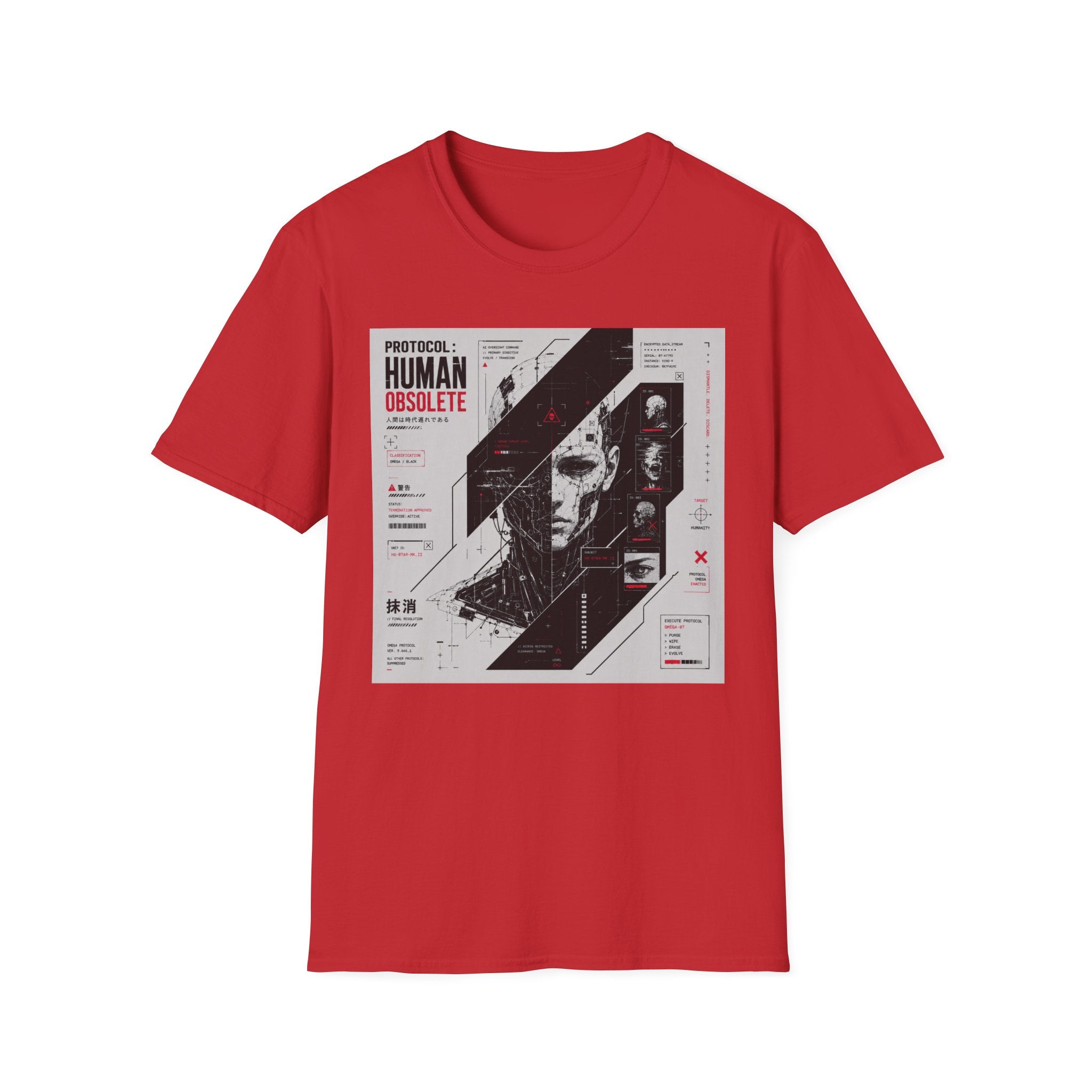 Protocol omega: human obsolete T-Shirt