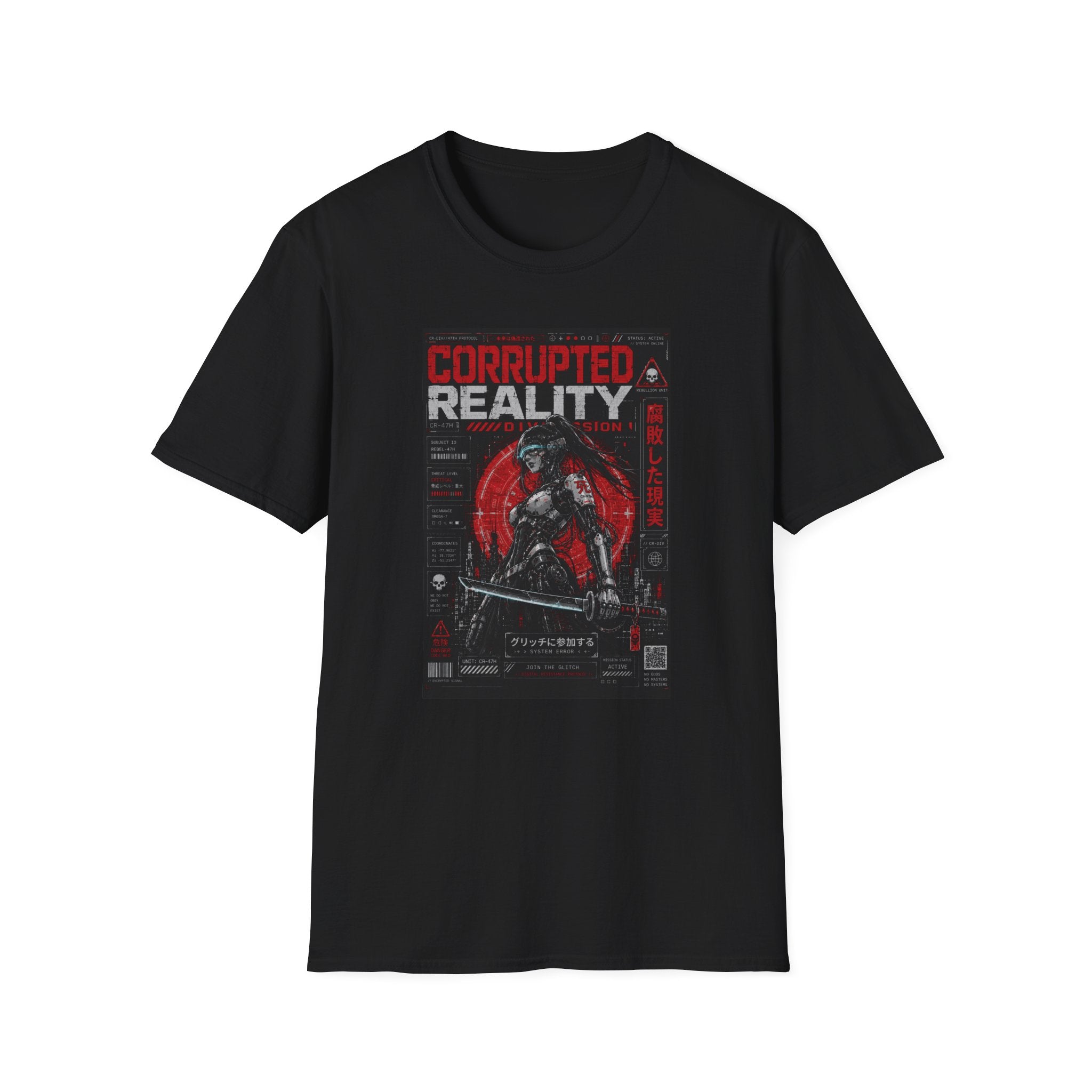 Corrupted reality: rebellion unit dossier T-Shirt