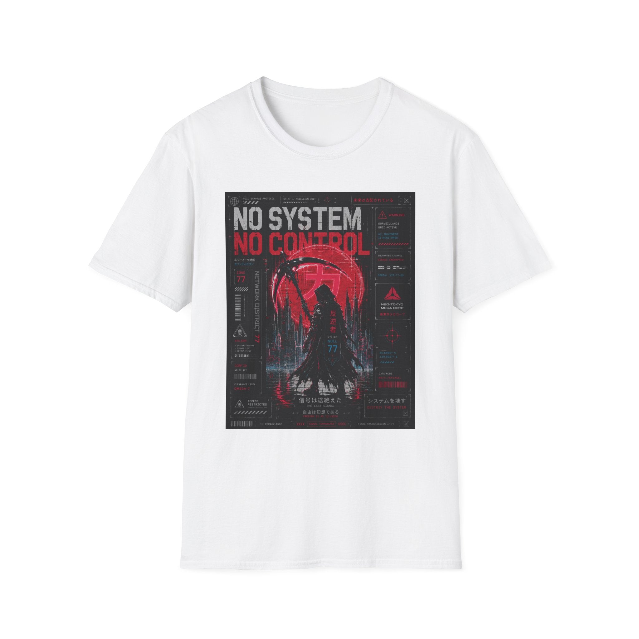 Rebel samurai in a dystopian world T-Shirt
