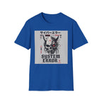 Cyberpunk skull with system errors T-Shirt