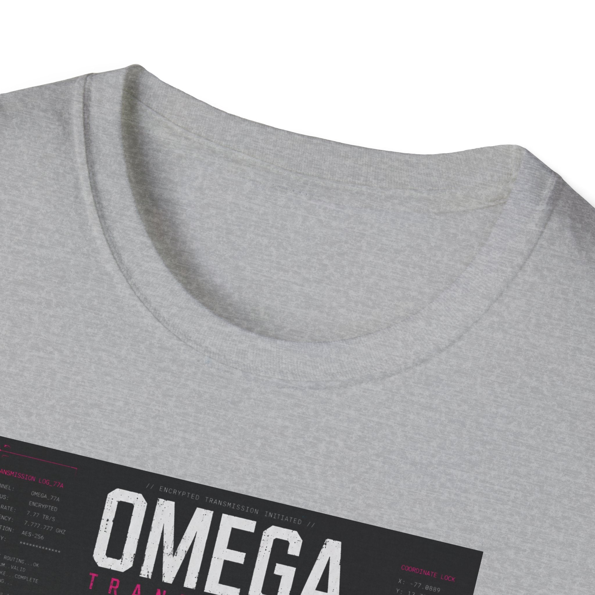 Encrypted transmission: Omega protocol T-Shirt