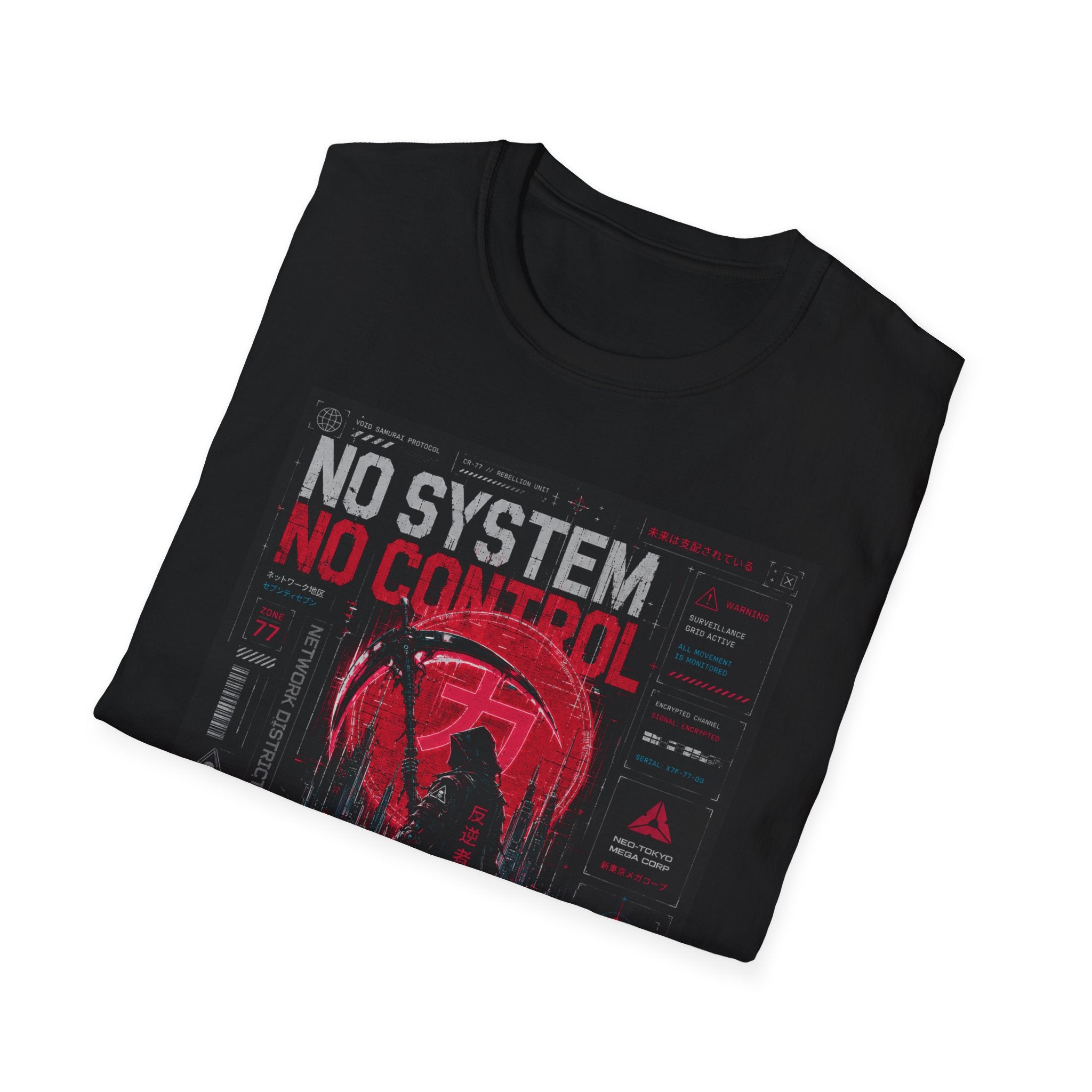 Rebel samurai in a dystopian world T-Shirt