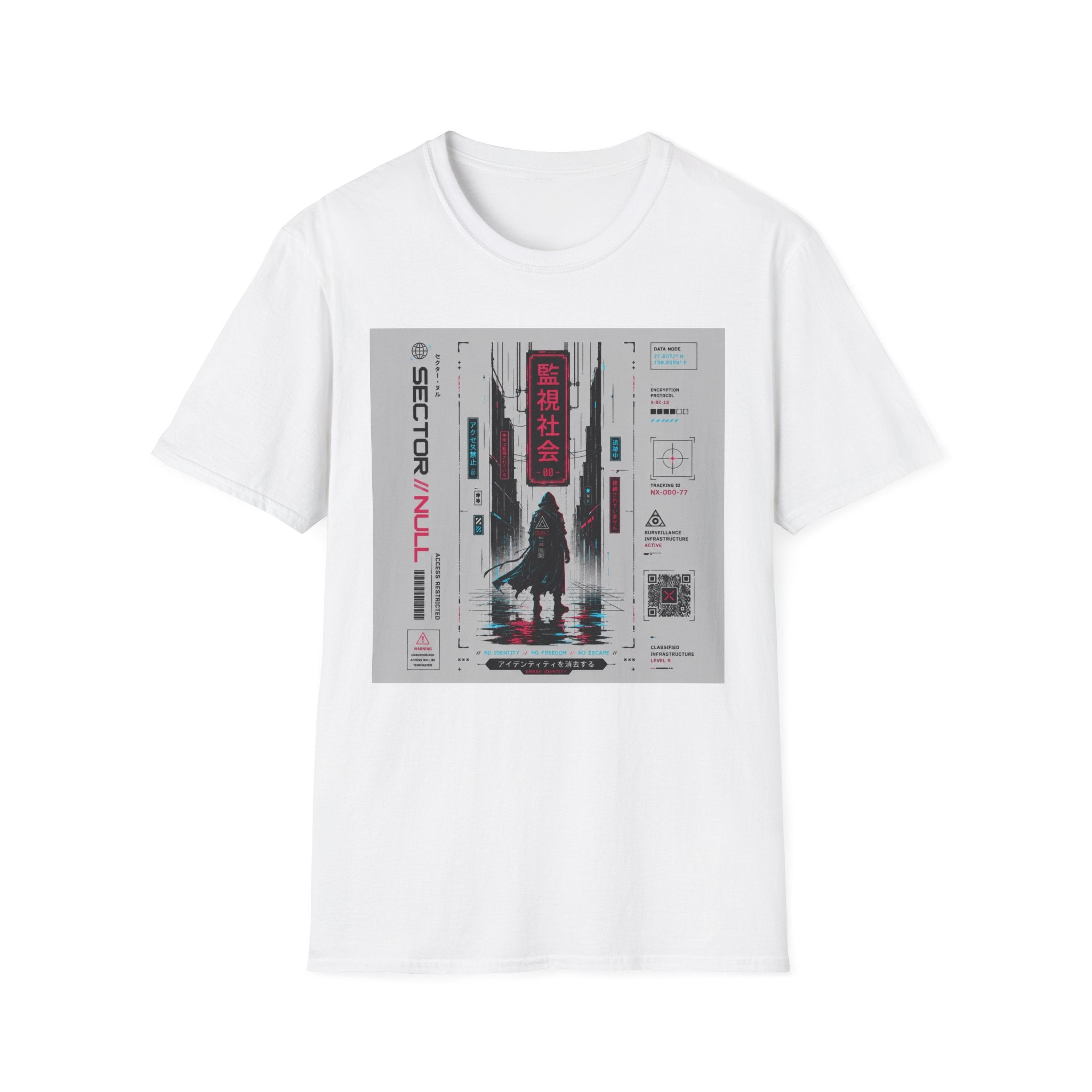 Surveillance city nightscape poster T-Shirt