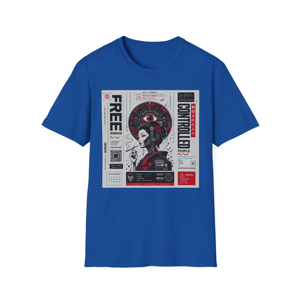 Data freedom and surveillance control T-Shirt