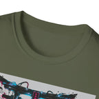 Neon ronin in a digital world T-Shirt