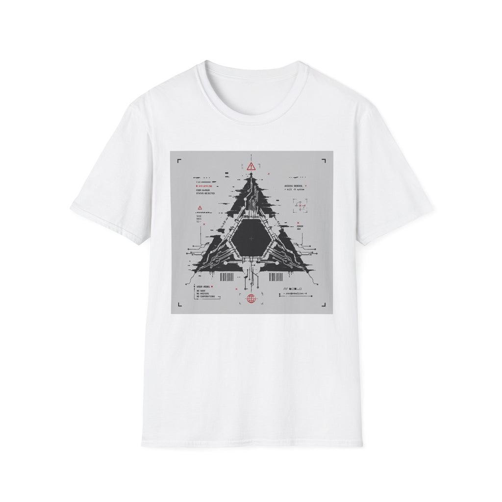 Glitched system interface design T-Shirt