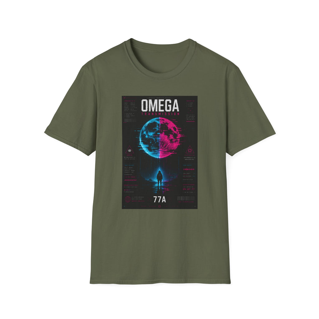Encrypted transmission: Omega protocol T-Shirt