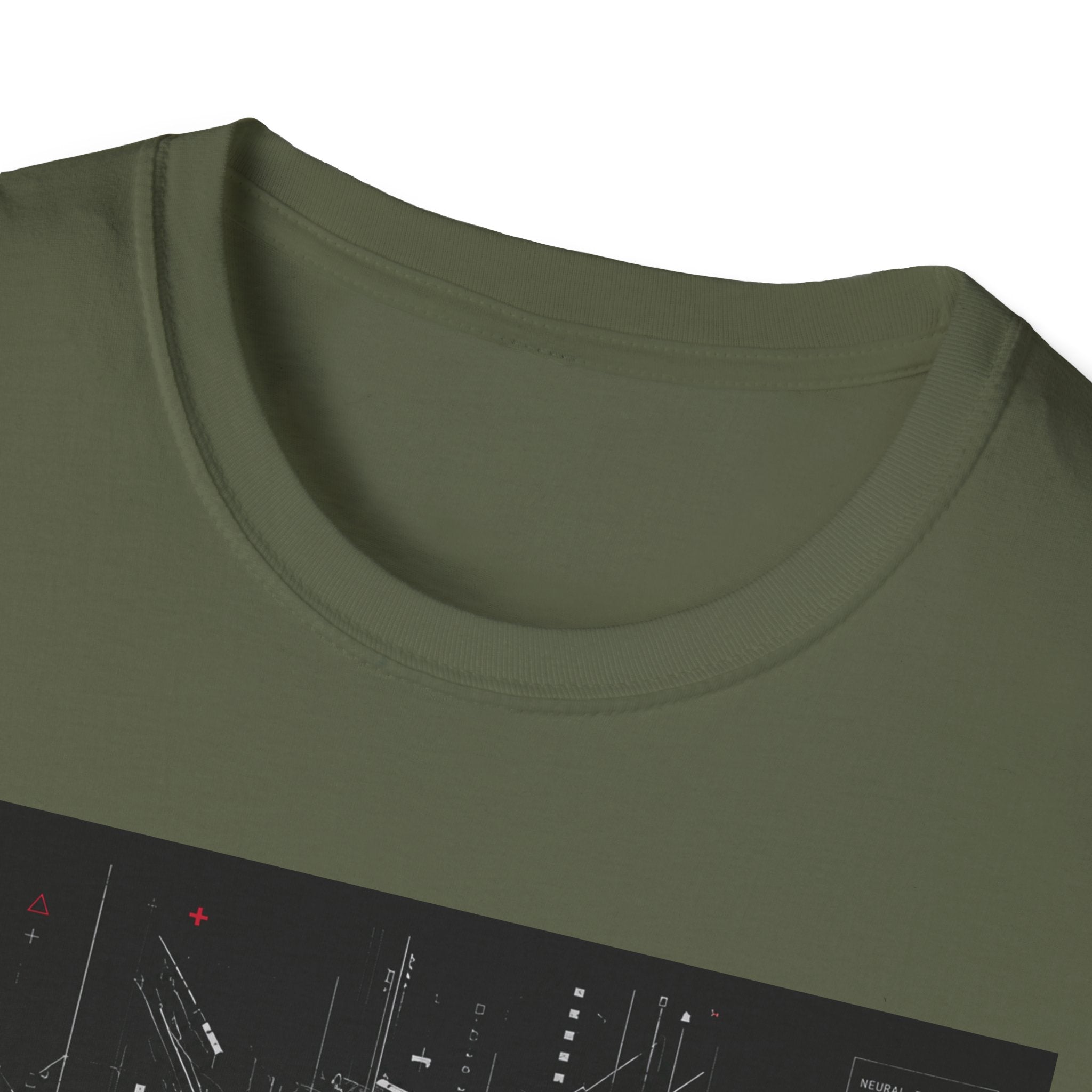Fractured cybernetic schematic design T-Shirt