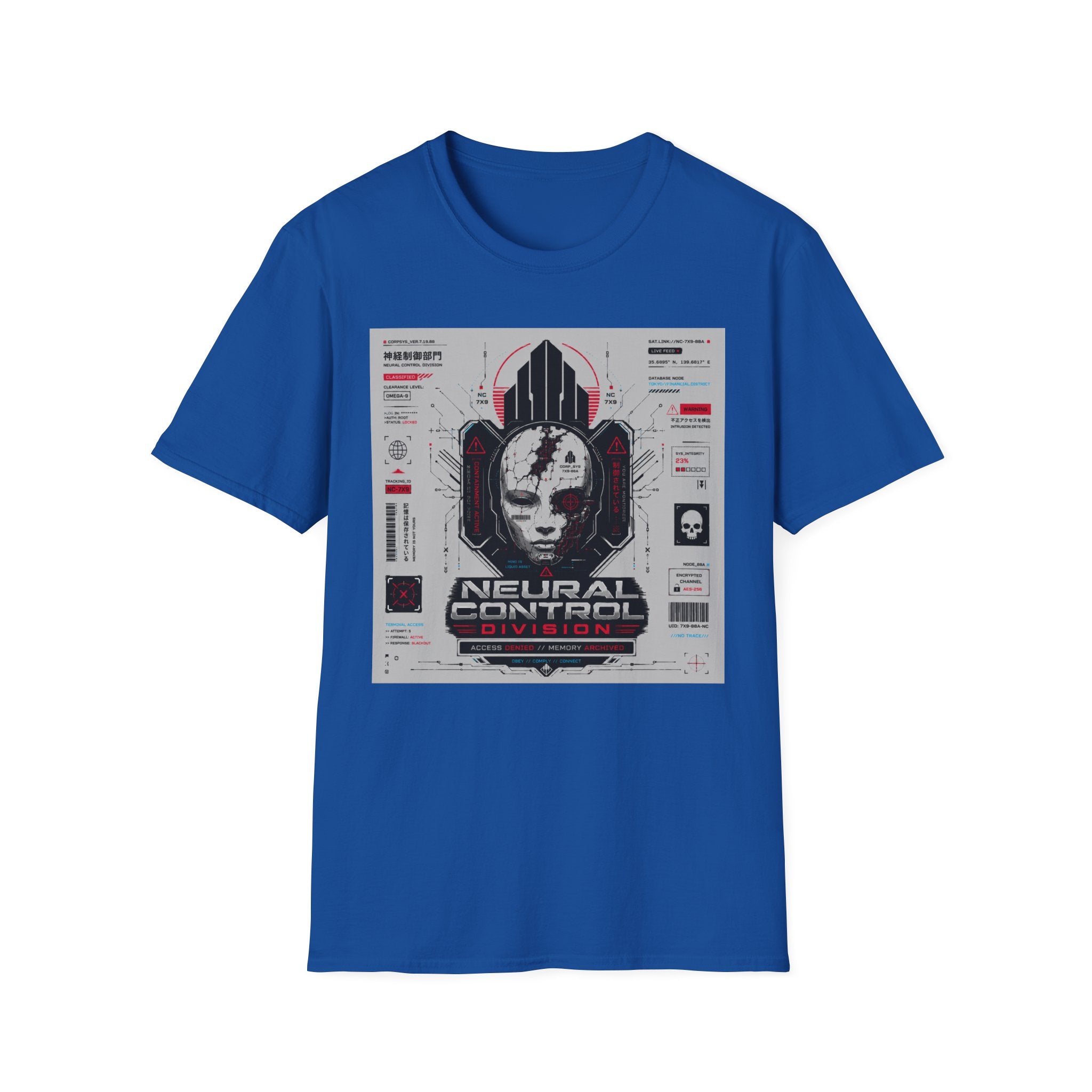 Neural control system interface design T-Shirt