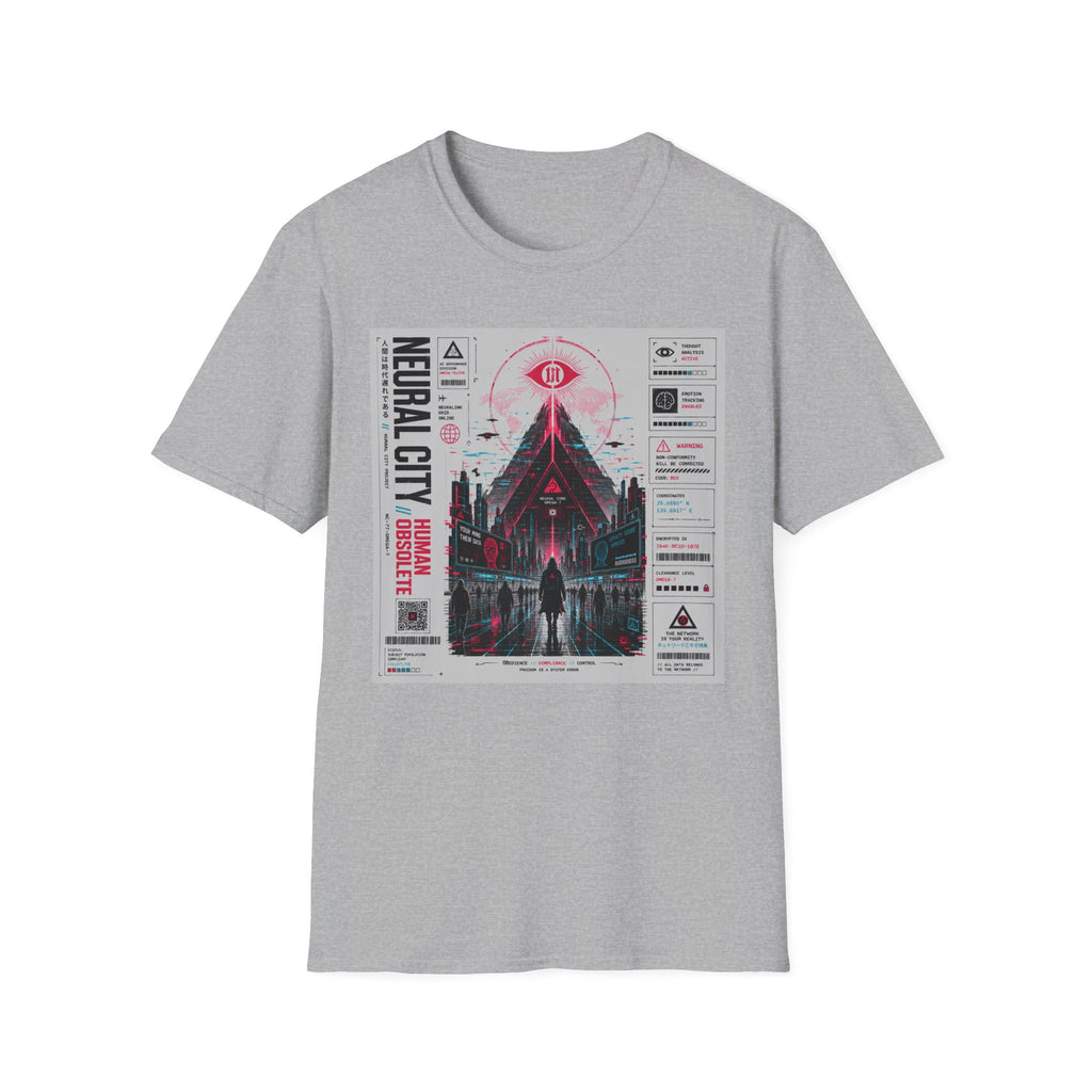 Neural city: control, compliance, obedience T-Shirt