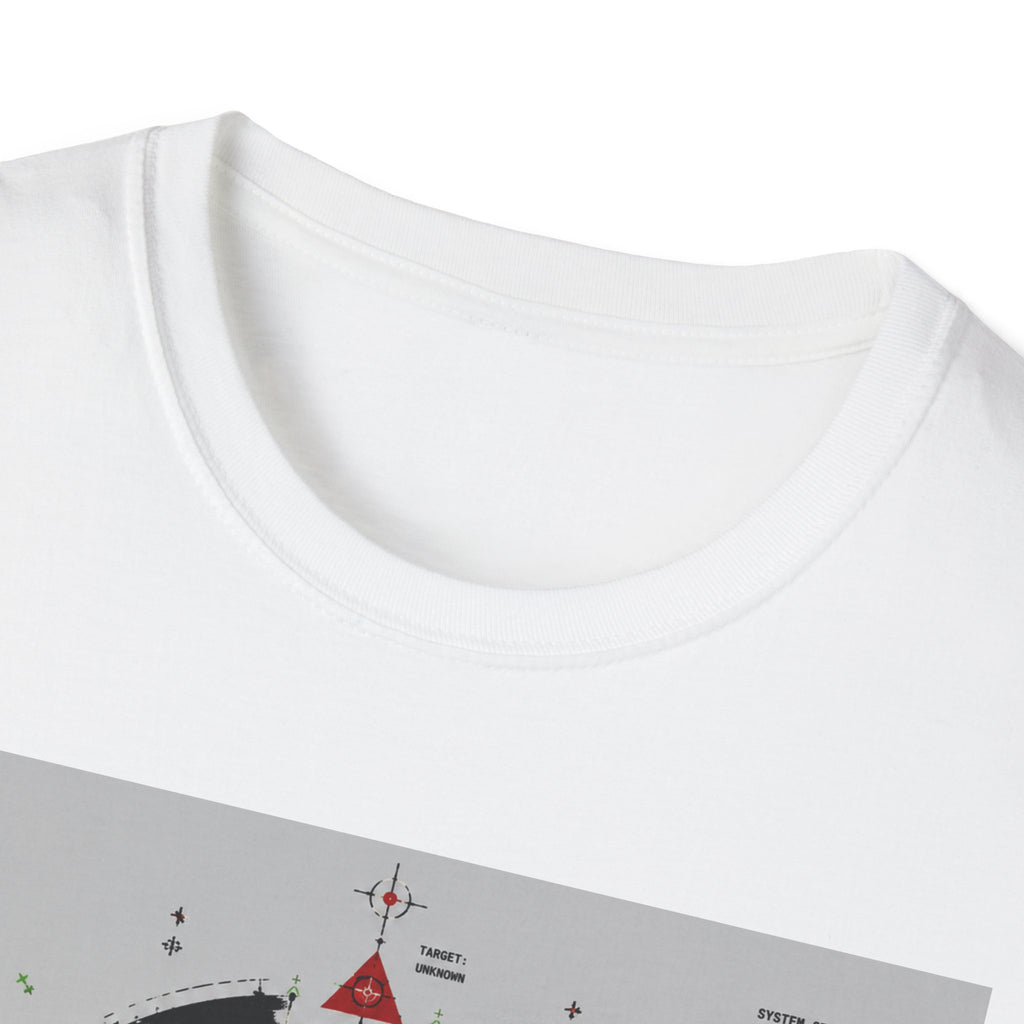 Mechanical skull with targeting interface T-Shirt
