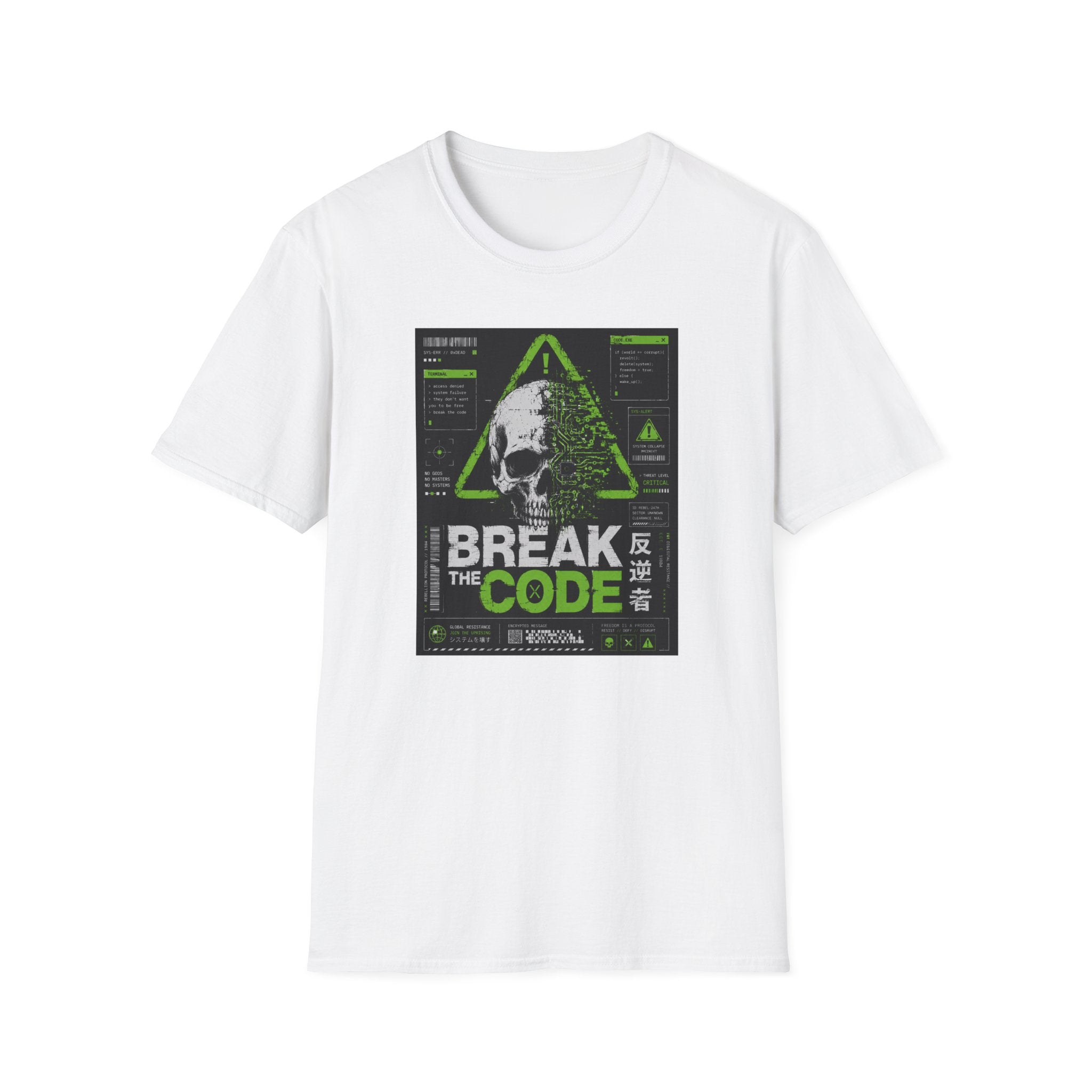 Break the code: cyberpunk resistance T-Shirt