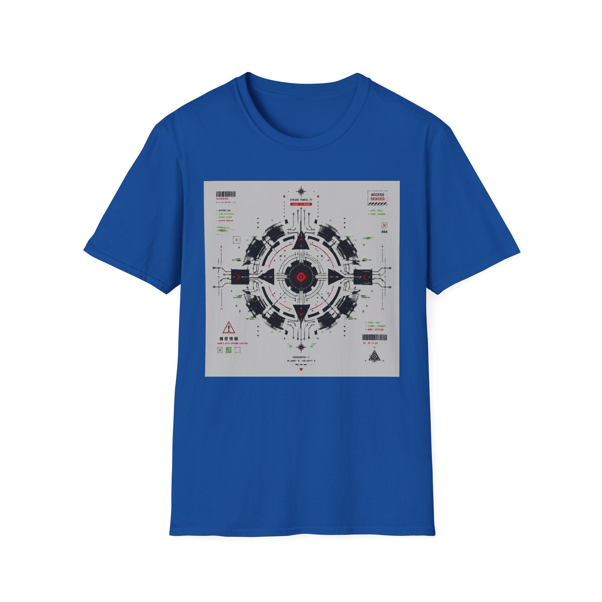 Strike force HUD with glitch effects T-Shirt