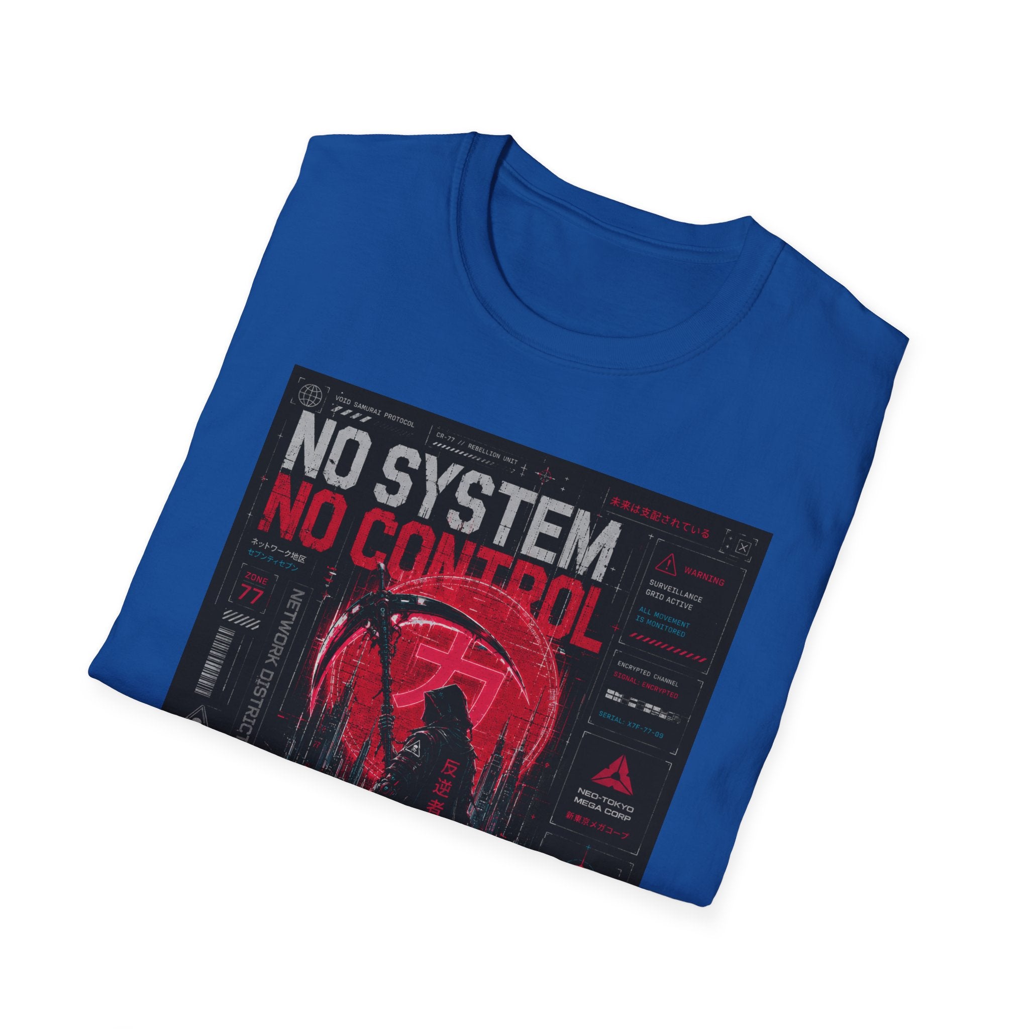 Rebel samurai in a dystopian world T-Shirt