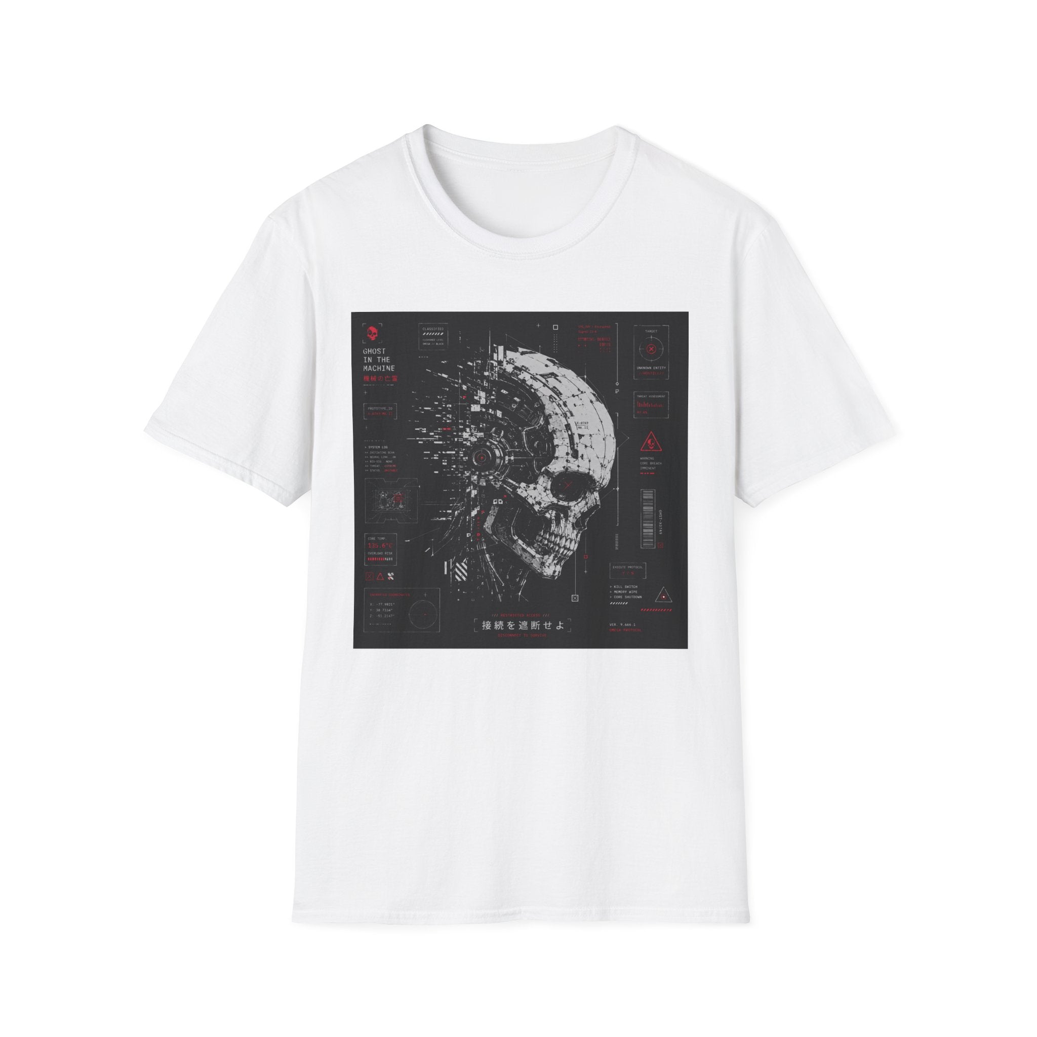 Ghost in the machine schematic T-Shirt
